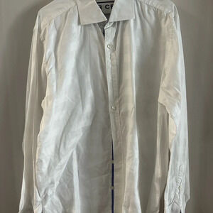 Bugatchi Men’s Long Sleeve Shirt Classic Fit - Large